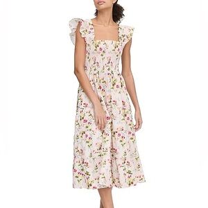 Hill House Ellie Nap dress in pink bluebonnet